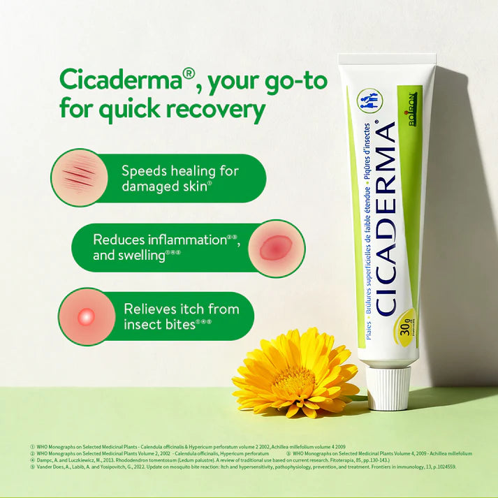 BOIRON Cicaderma Insect Bite Soothing & Repairing Ointment 30g