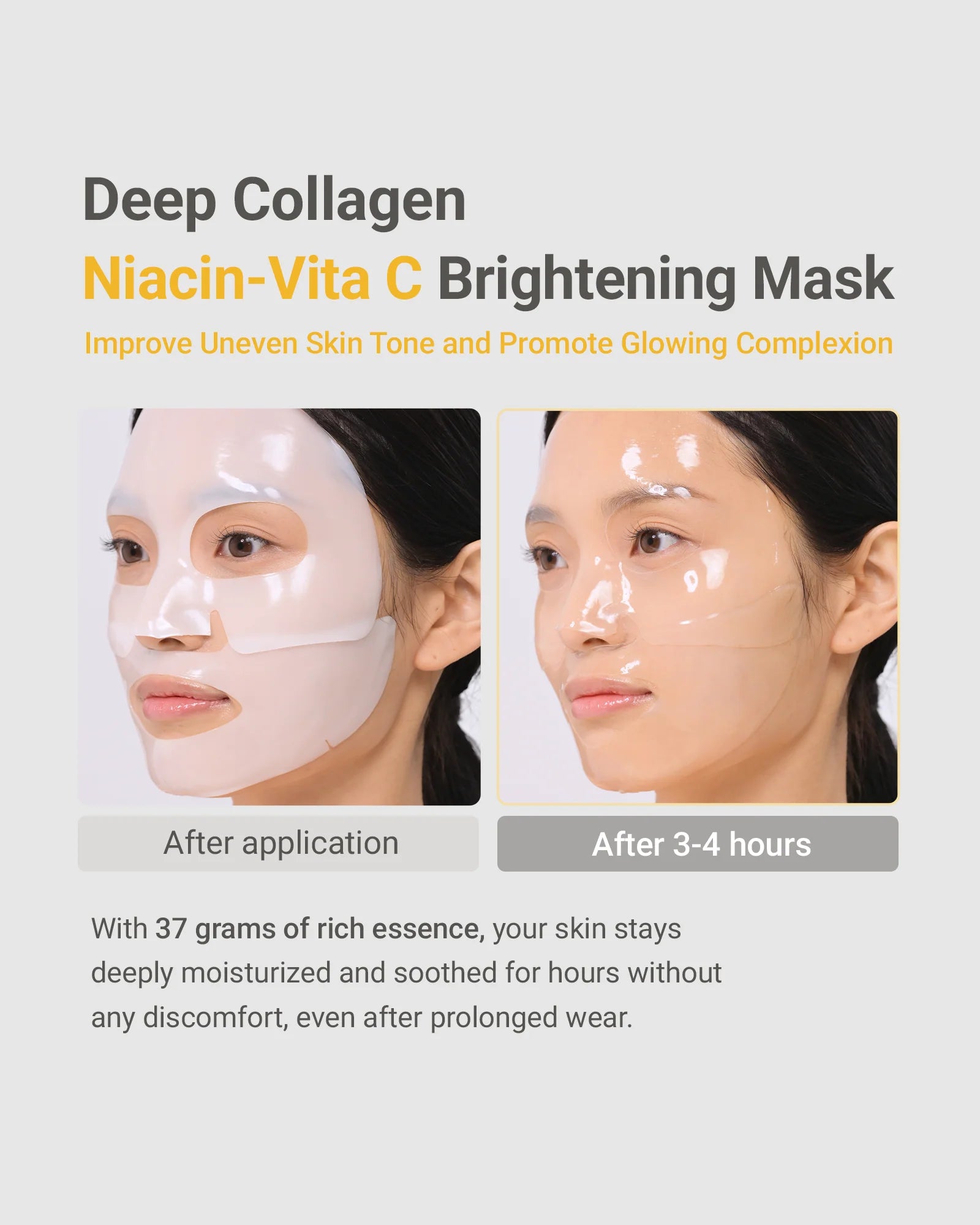 Sungboon Deep Collagen Niacin-Vita C Brightening Mask 4ea