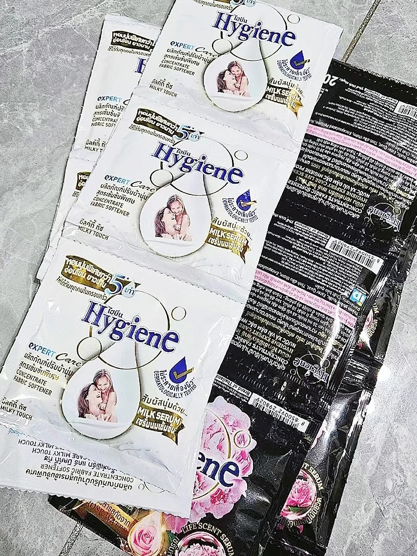 Hygiene Softener Long-Lasting Fragrance Care Agent for Clothing (White Milky Scent) 20ml x 10ea