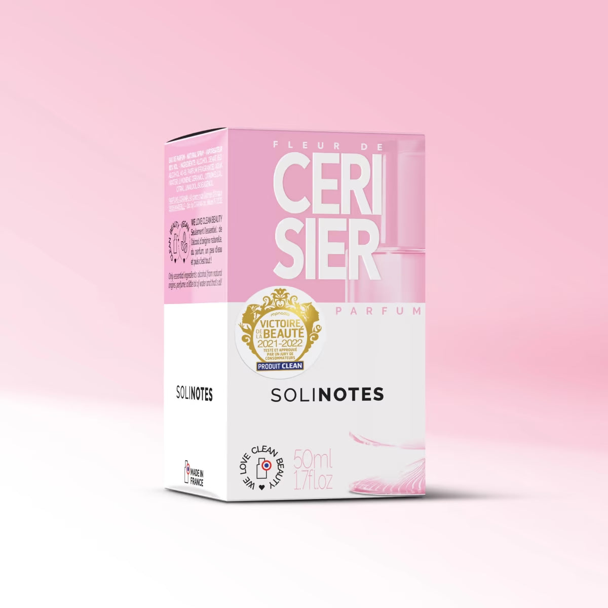 Solinotes Cherry Blossom Purifying Vegan Eau de Parfum (Citrus & Cherry) 50ml