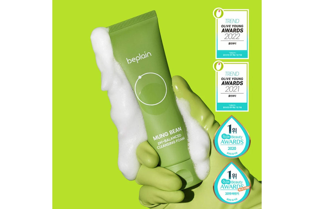 Beplain Mung Bean pH-Balanced Cleansing Foam 80ml