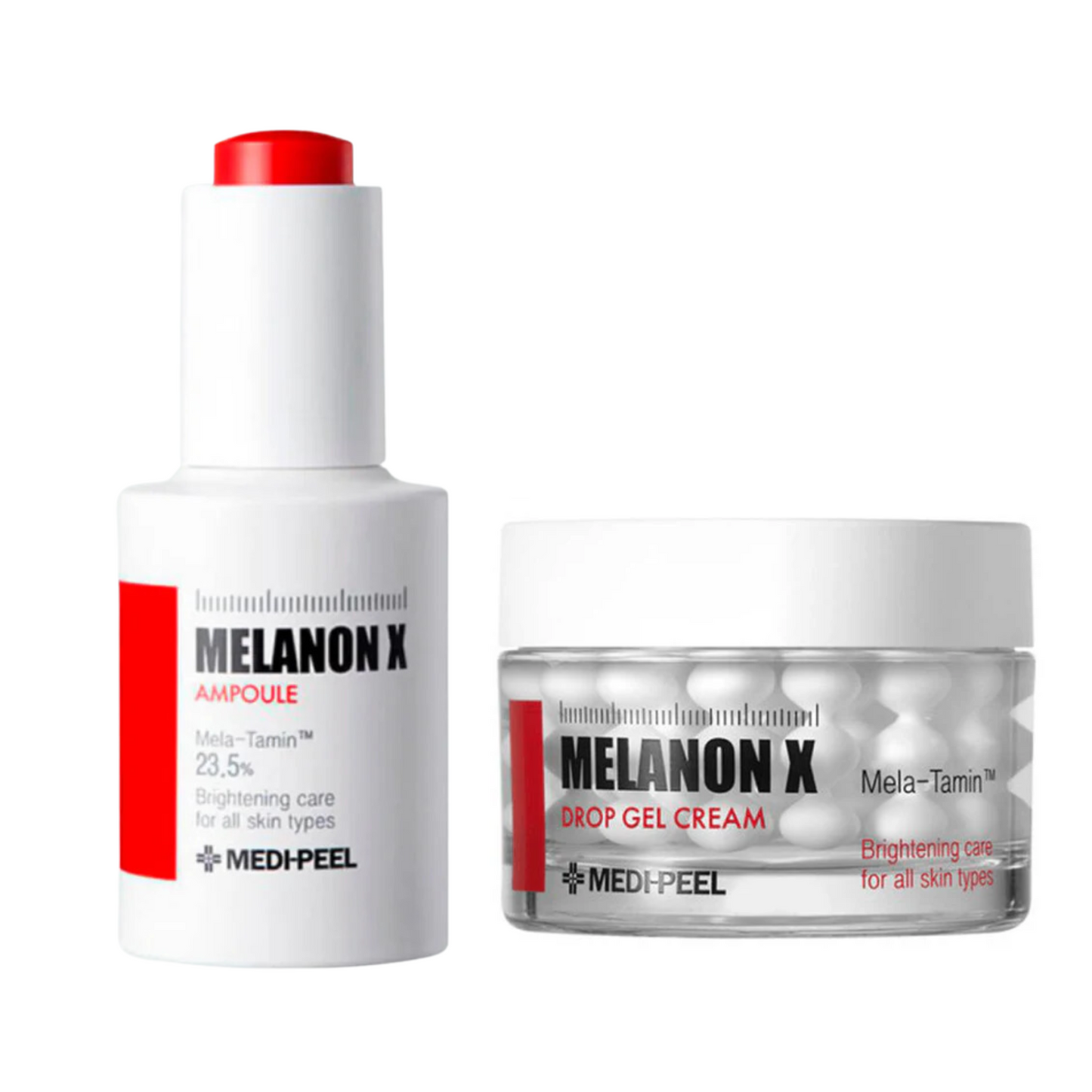 【套裝優惠】Medipeel MELANON X 美白淡斑7秒安瓶 50ml + Medipeel MELANON X 美白淡斑 視黃醇膠囊面霜 50g