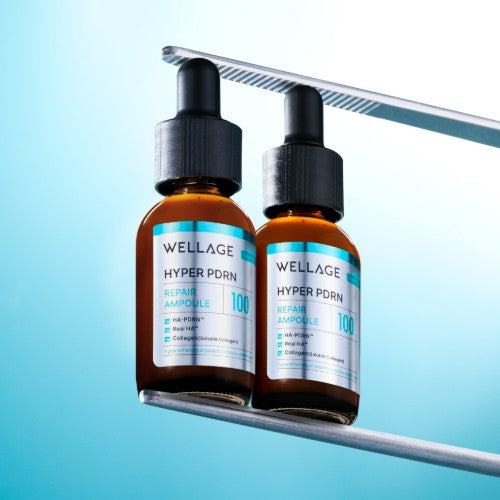 Wellage Hyper PDRN Repair Ampoule (HA-PDRN & Real HA & Collagen) 30ml
