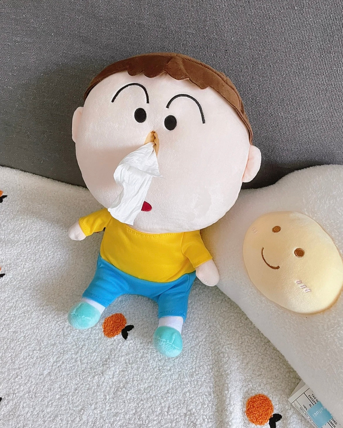 蠟筆小新阿呆紙巾盒 (尺寸: 6x26cm) 