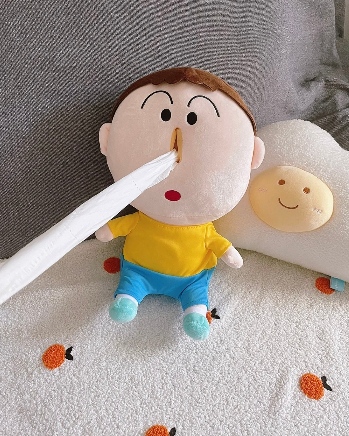 Crayon Shin Chan Ah-Dumb Tissue Box (Size: 6x26cm) 1ea