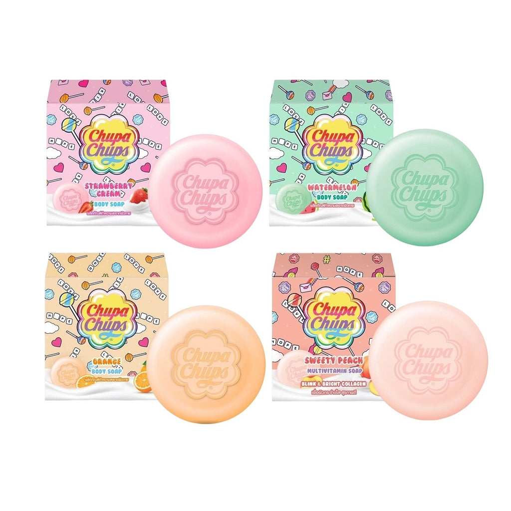 Chupa Chups Strawberry Cream Multivitamin Soap 80g