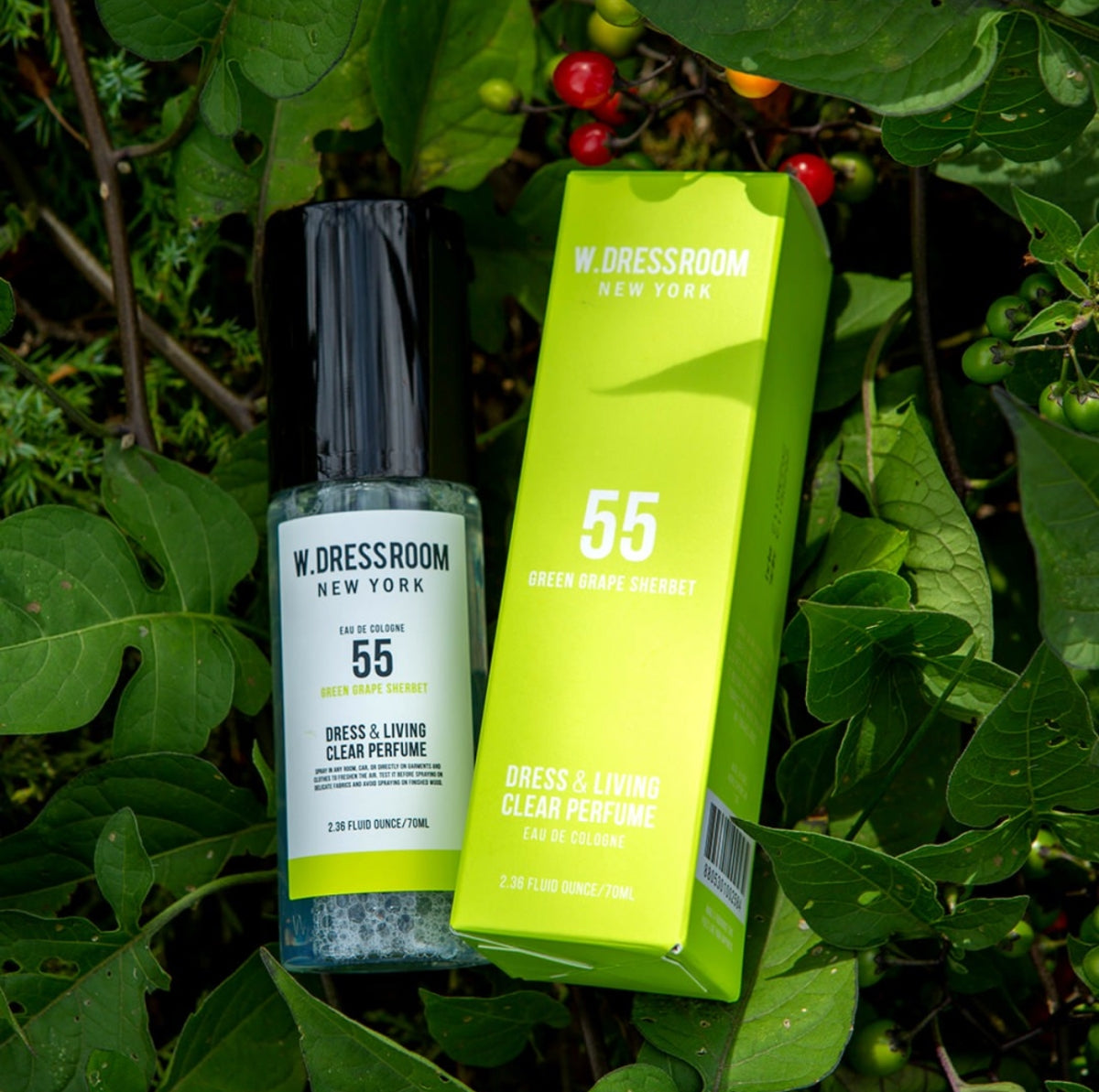 W.DRESSROOM 韓國 衣物居家香氛噴霧 (No.55 青葡萄雪酪香) 70ml