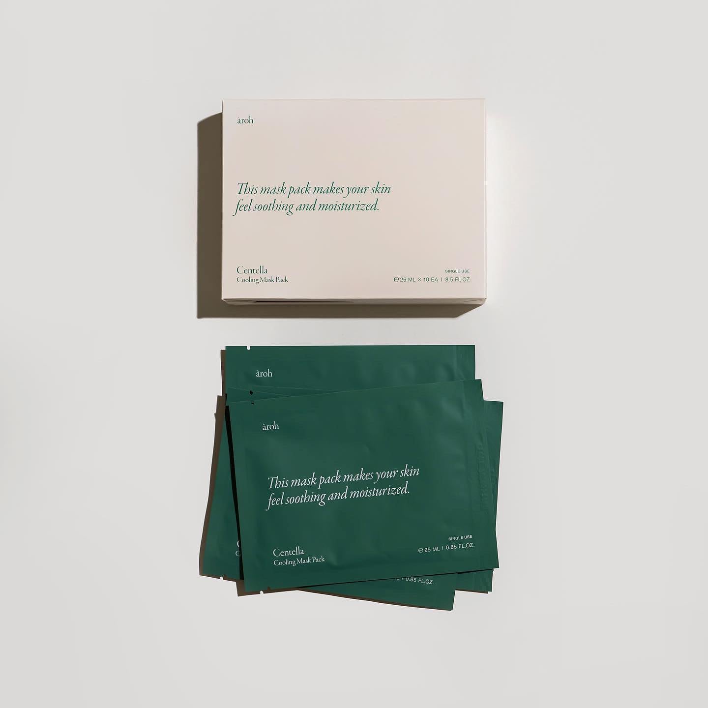 Aroh Centella Herb Cooling Mask Pack 25ml x 10ea