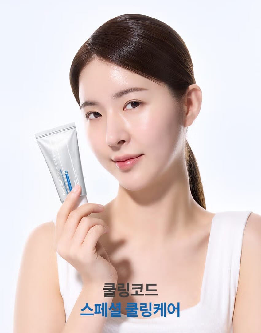 CURESONA Azulene + Hyaluronic Acid + MDP Coolingoode Soothing Cream 50ml