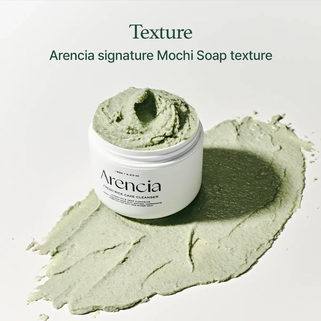 Arencia Fresh Green Pore Care Rice Mochi Cleanser 120g