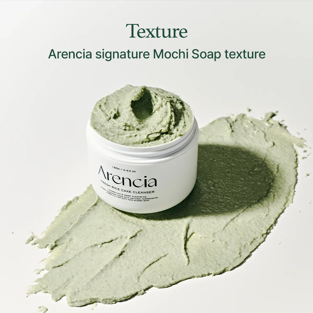 Arencia Fresh Green Pore Care Rice Mochi Cleanser 120g