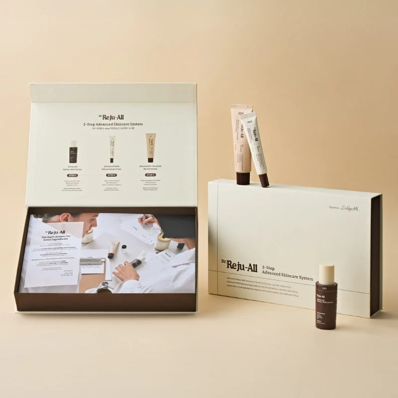 Dr.Reju-All Premium 3-Step Advanced Skincare System Gift Set 1 box