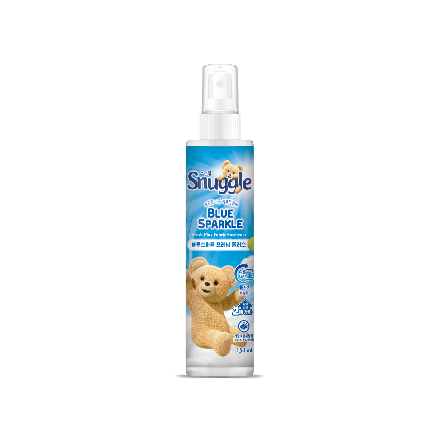 Snuggle Fabric Deodorizer Spray (Blue Sparkle) 150ml