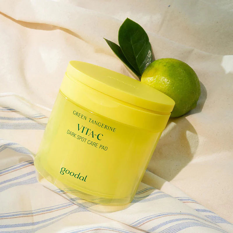 Goodal 韓國 青橘維他命C 淡斑護理棉片套組 (包含 70 片正裝 + 70 片補充裝)