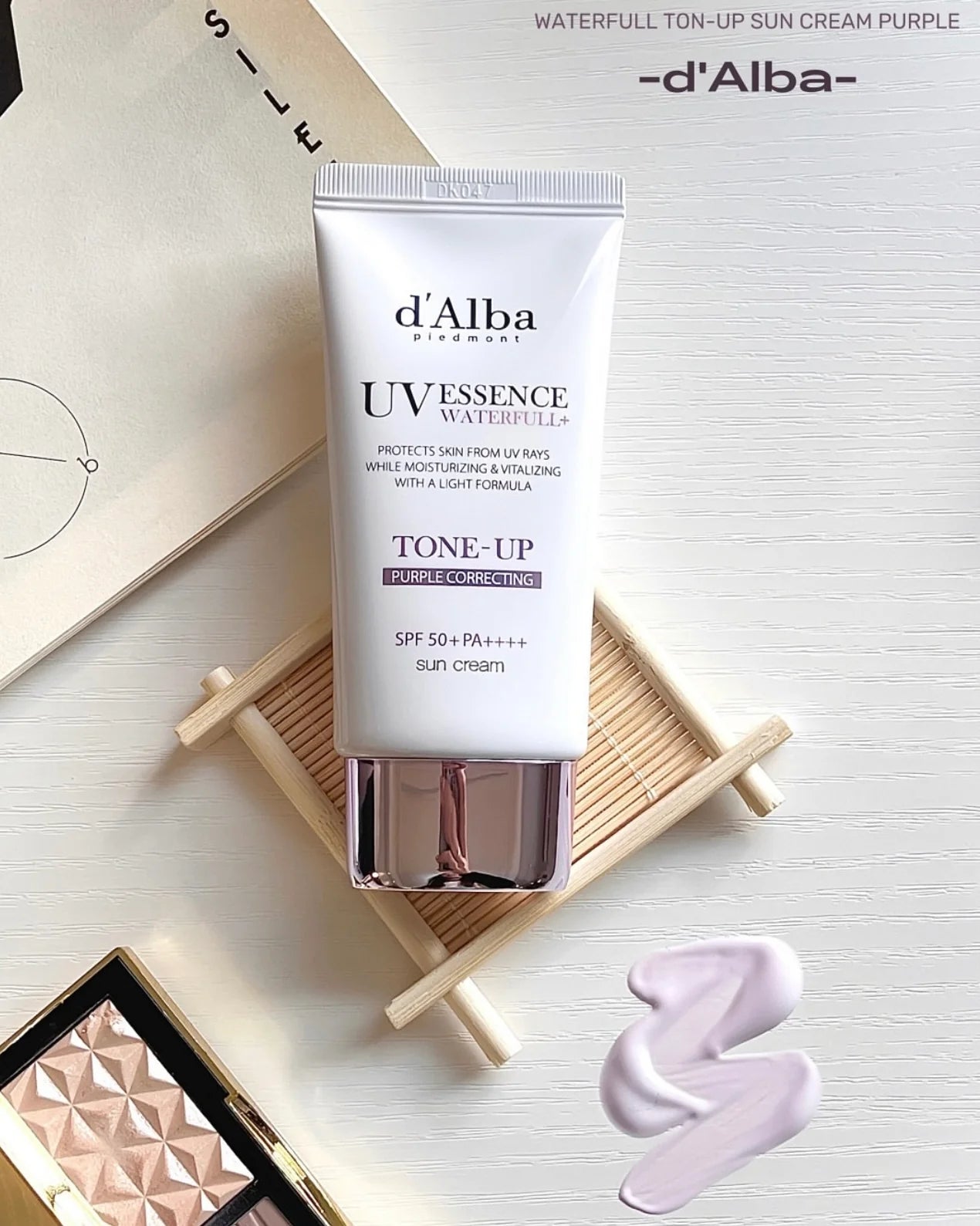 D'Alba 韓國 調色防曬隔離精華乳液 (紫色) SPF50+ PA++++ 50ml