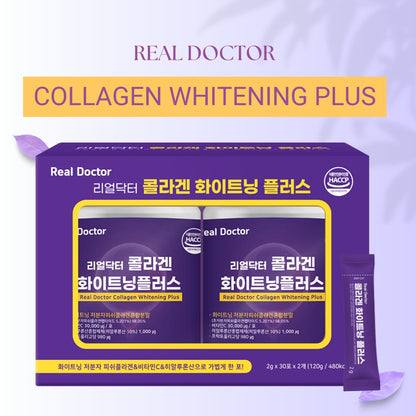 REAL DOCTOR Collagen Whitening Plus 2g*30 Sticks