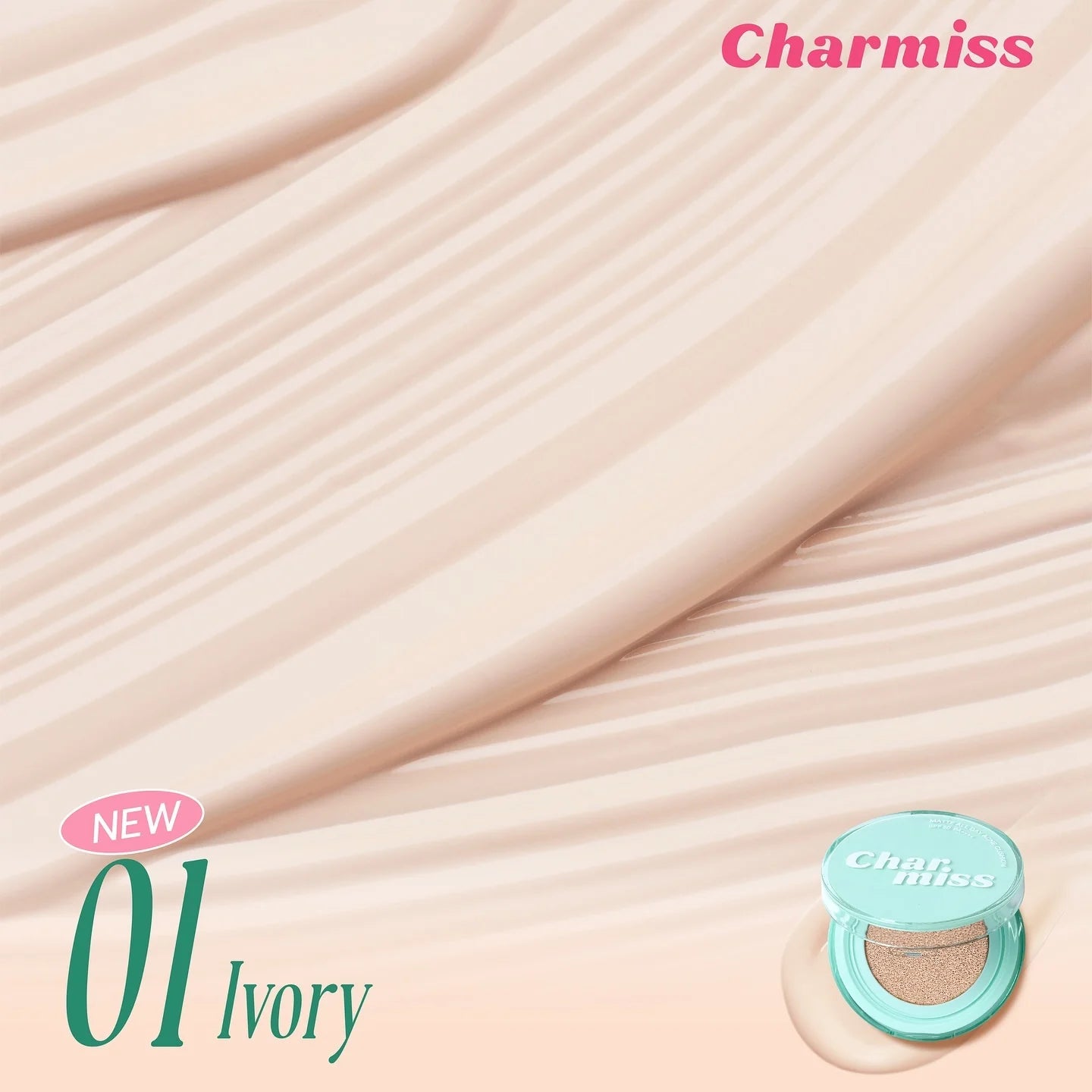 Charmiss Matte All Day Acne Cushion SPF50 PA++++ 8g