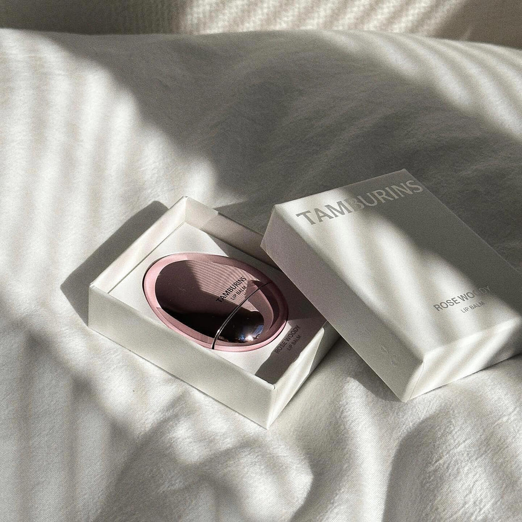 Tamburins Rose Woody Egg Lip Balm (Grapefruit & Elegant Rose & Musk) 5g