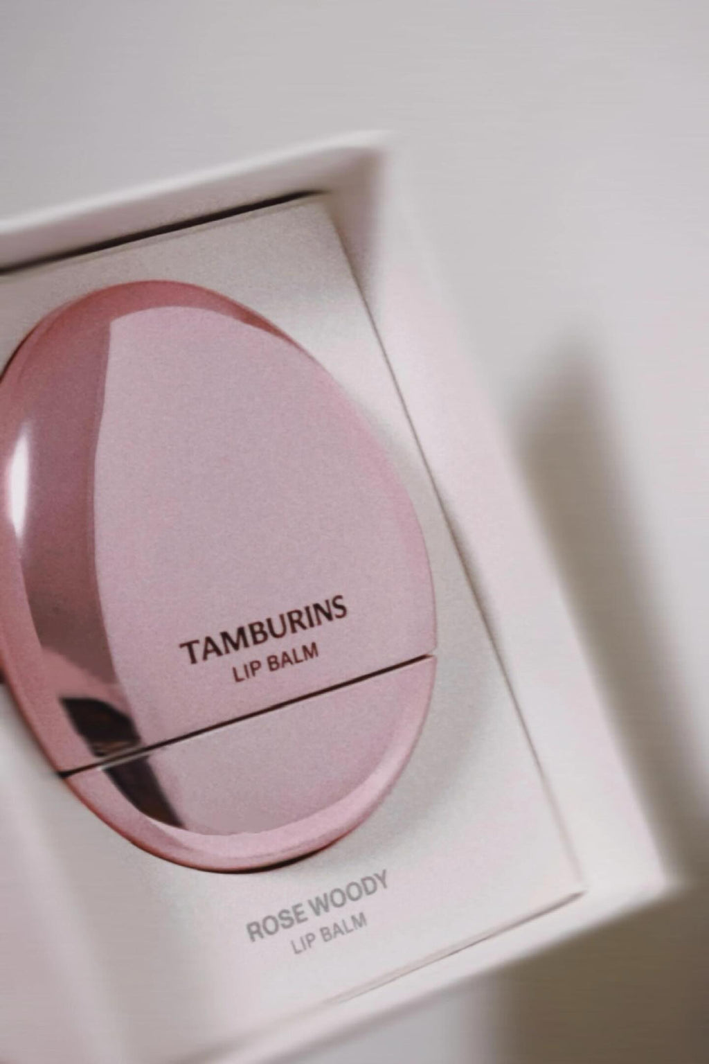 Tamburins Rose Woody Egg Lip Balm (Grapefruit & Elegant Rose & Musk) 5g
