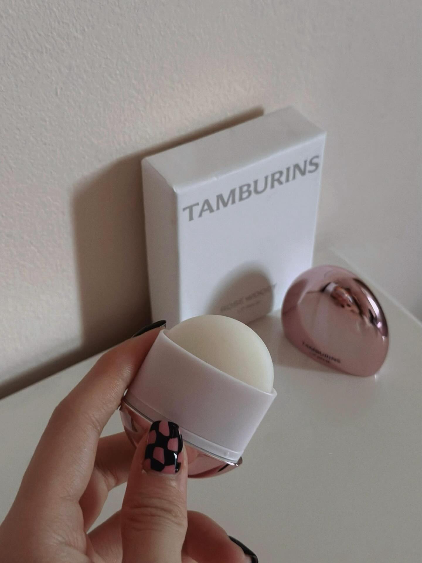 Tamburins Rose Woody Egg Lip Balm (Grapefruit & Elegant Rose & Musk) 5g