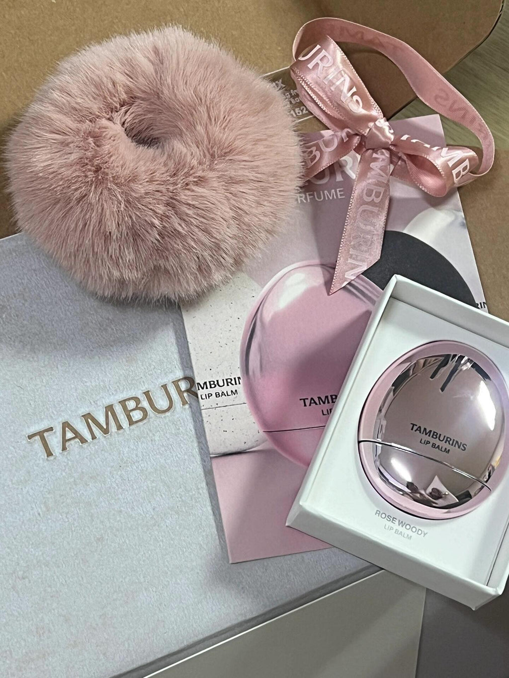 Tamburins Rose Woody Egg Lip Balm (Grapefruit & Elegant Rose & Musk) 5g