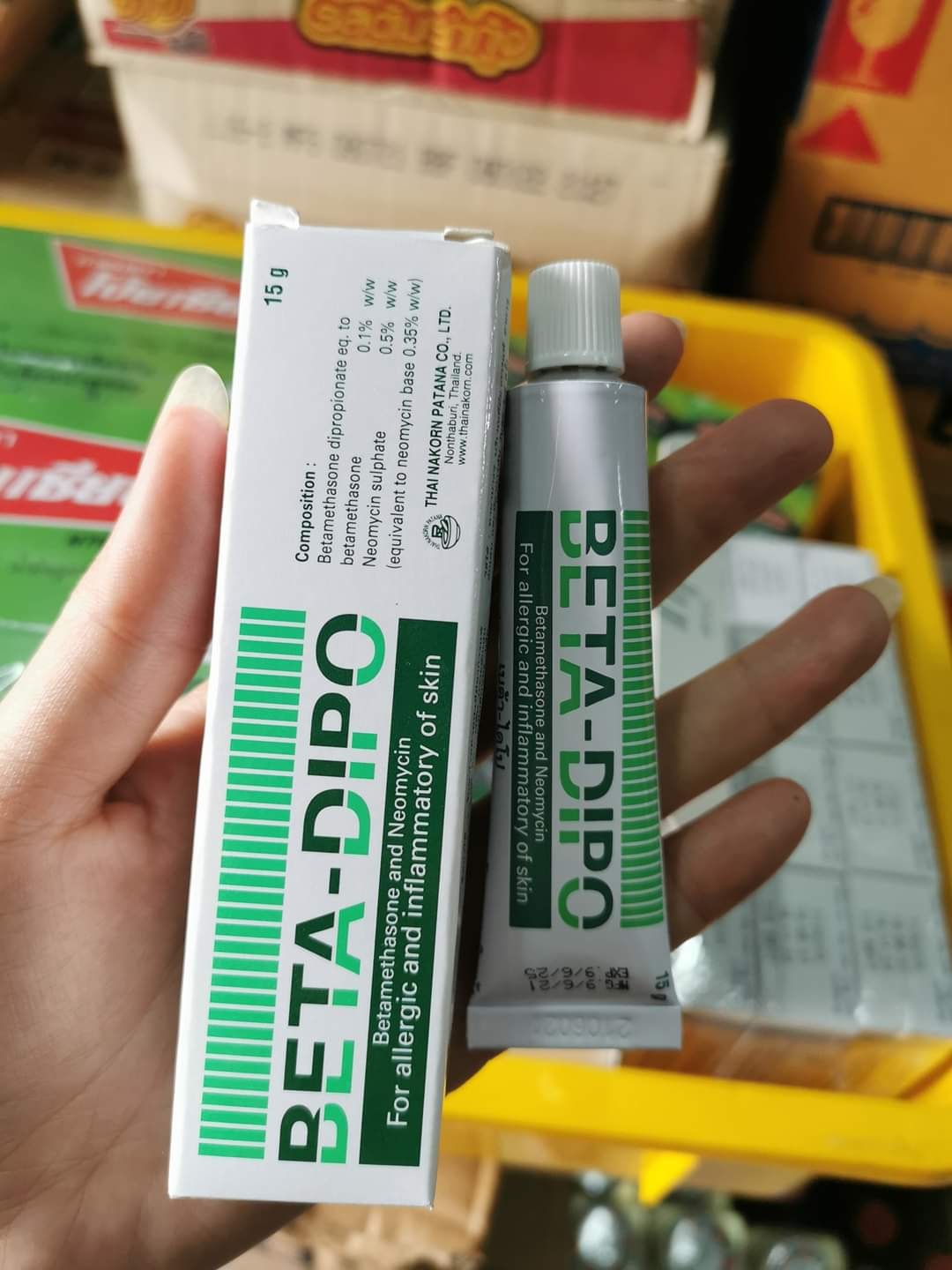 Beta-Dipo cream for the treatment of allergies and skin inflammations 15/25g