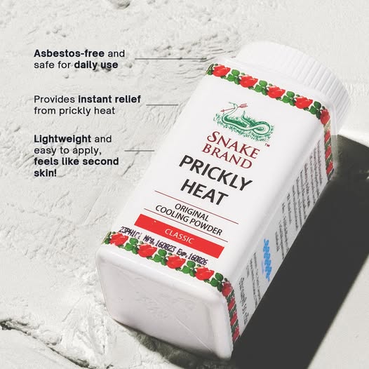 Snake Brand Cooling Prickly Heat Classic Original Body Powder 140g