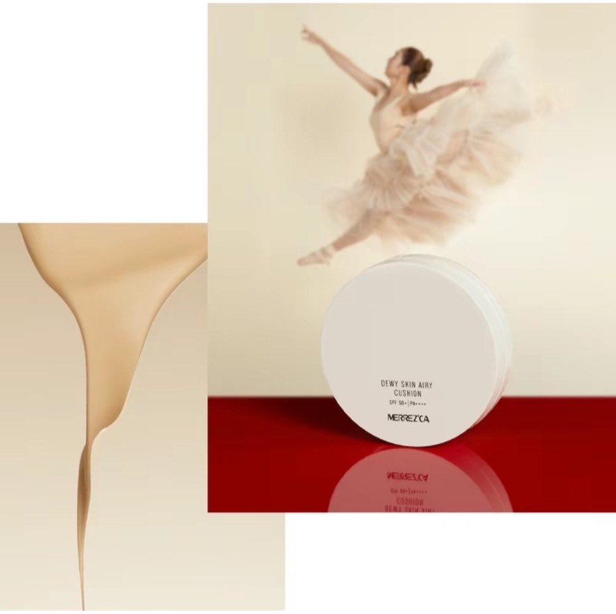 Merrezca Dewy Skin Airy Cushion SPF50+ PA++++ 15g