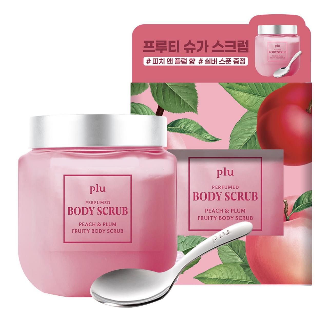 PLU Perfumed Fruity Body Scrub (Peach and Plum) 500g