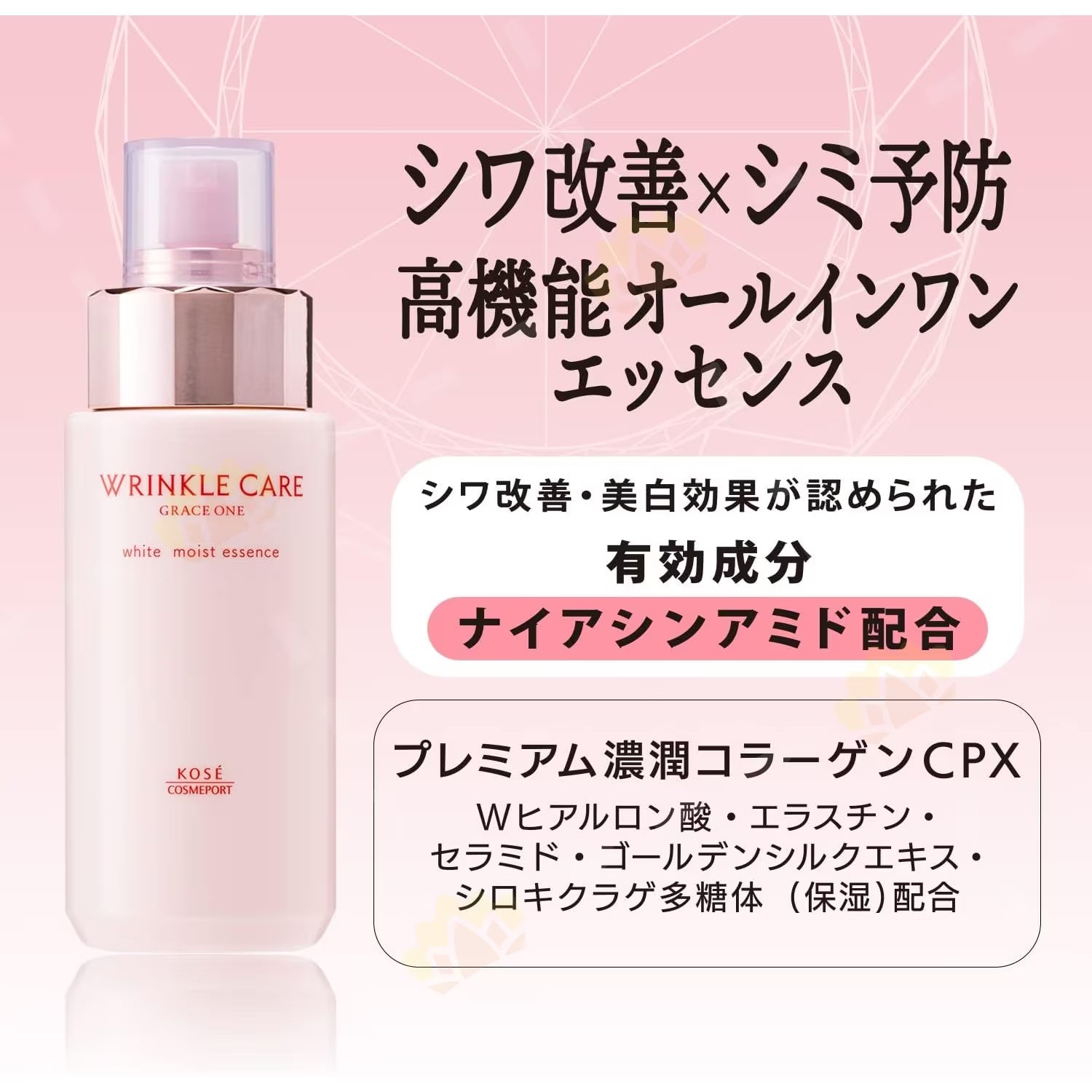 KOSÉ 日本 Grace One 抗皺護理美白保濕精華 180ml 