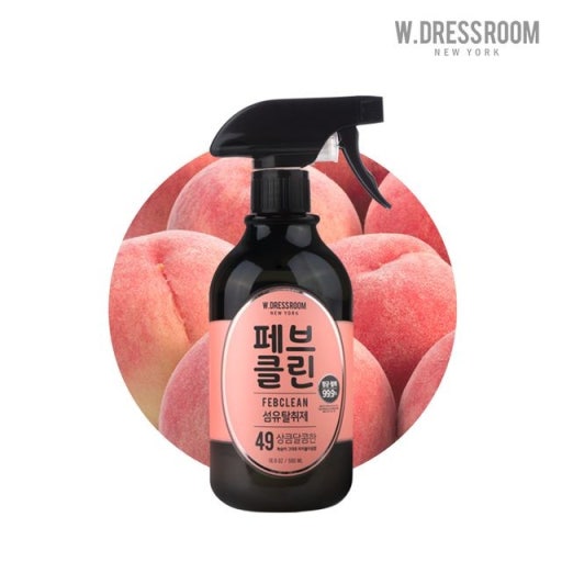 W.DRESSROOM 韓國 99.9% 抗菌除臭噴霧 (No.49 蜜桃果香) 500ml