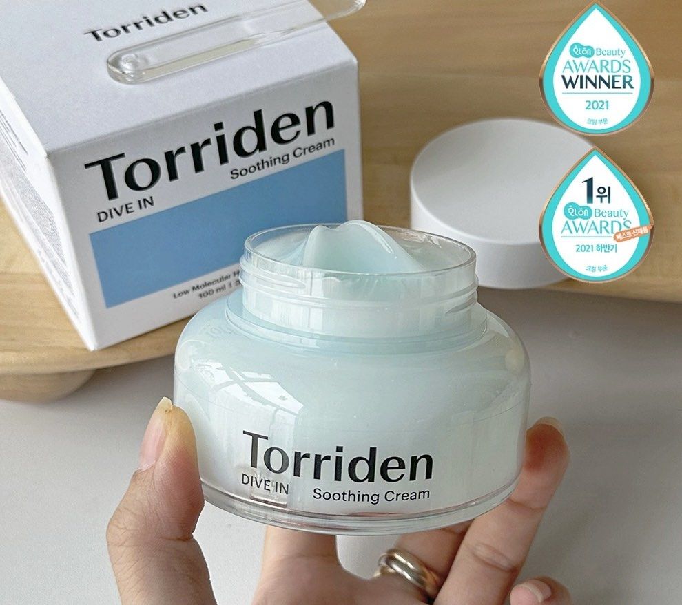 Torriden DIVE-IN Low Molecular Hyaluronic Acid Soothing Cream 100ml