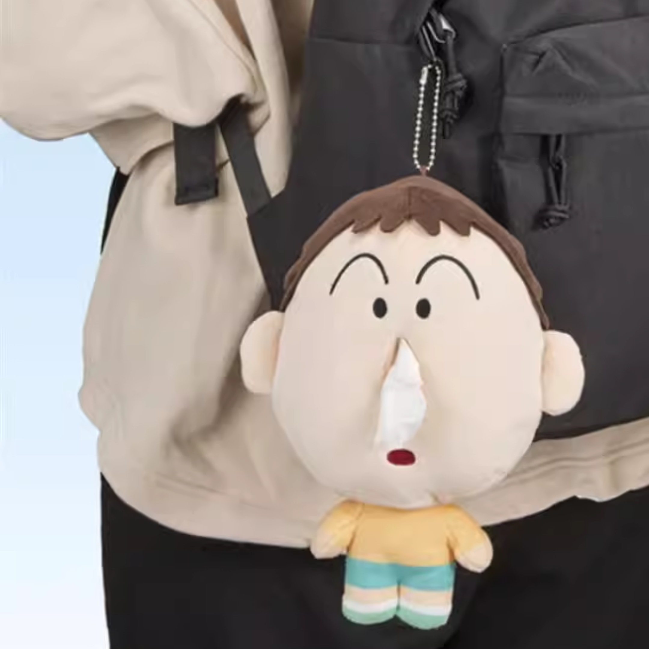 蠟筆小新阿呆流鼻水迷你紙巾盒 (尺寸: 18x1.5cm) 1個