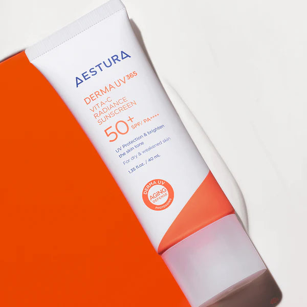 AESTURA Derma UV365 Vita-C Radiance Sunscreen SPF50+ PA++++ 40ml