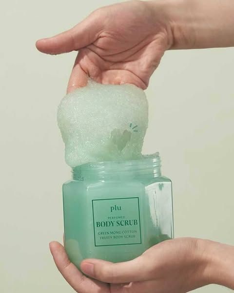 PLU 韓國 芳香果味身體磨砂膏 (綠旺棉) 500g