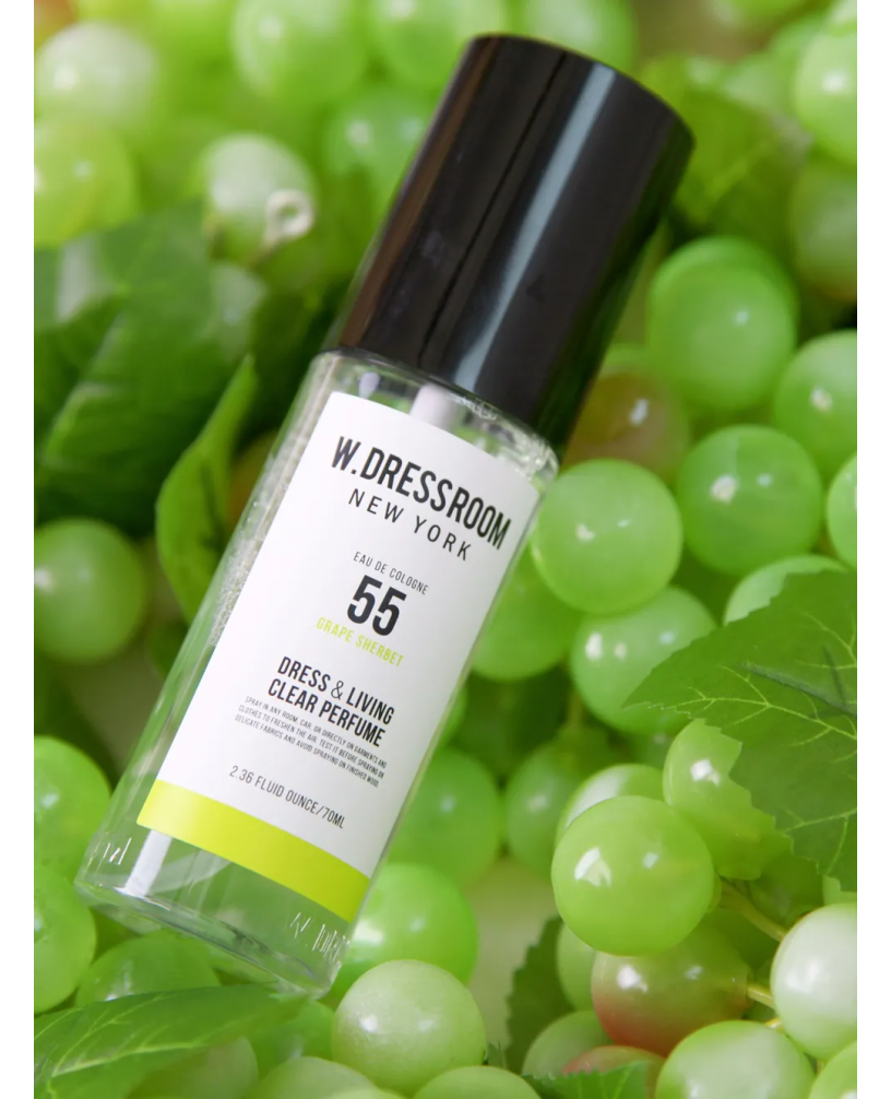 W.DRESSROOM 韓國 衣物居家香氛噴霧 (No.55 青葡萄雪酪香) 70ml