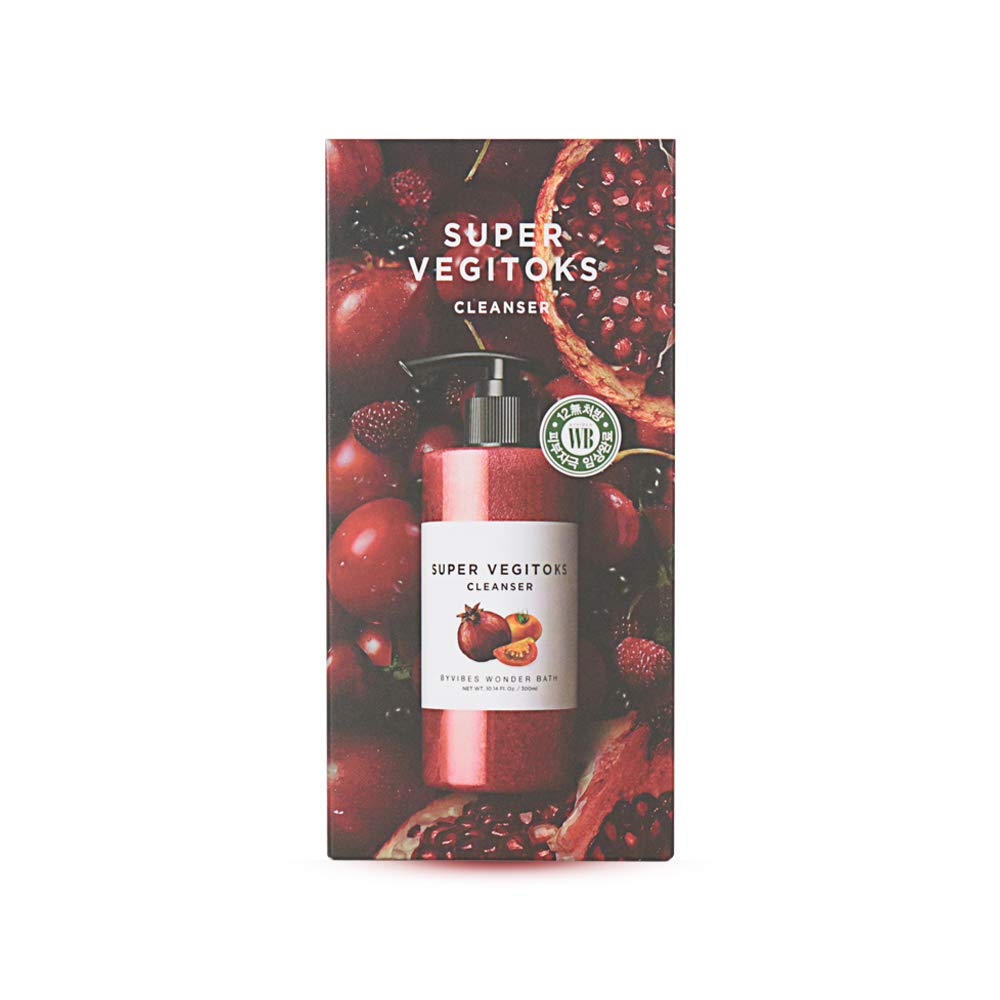 Wonder Bath Super Vegitoks Tomato Foam Deep Cleanser 300ml
