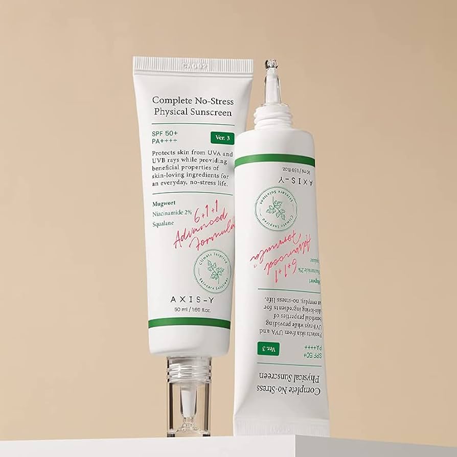 AXIS-Y Complete No-Stress Physical Sunscreen SPF 50+ PA++++ 50ml