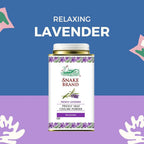 Snake Brand French Lavender Prickly Heat Cooling Body Powder (Relaxing) 140g