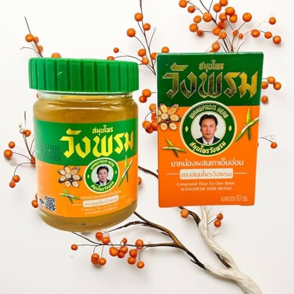 WANG PROM Thai Herbal Massage Orange Balm (Relieve Muscle Pain) 50g