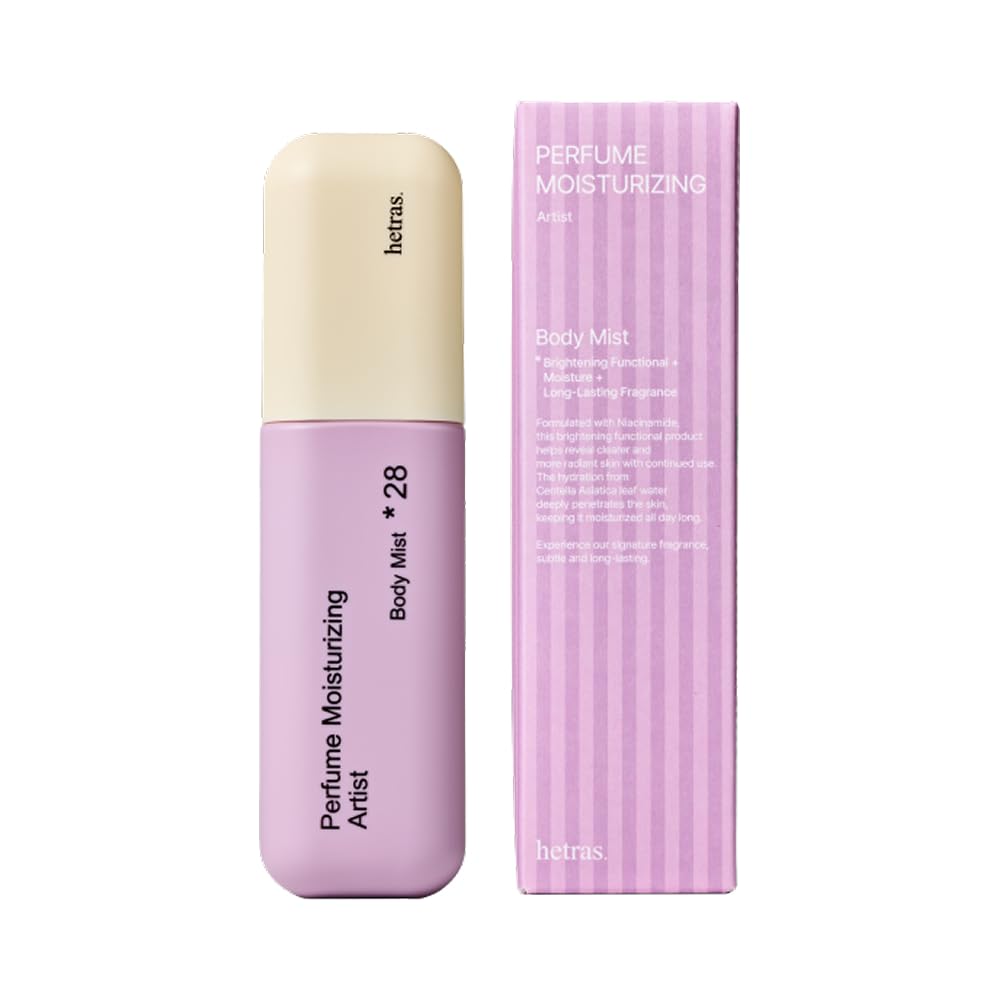 Hetras Artist 28 Long-lasting Fragrance Coating Double Shot Perfume Body Mist (Violet) 120ml