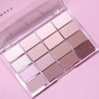 Wakemake Soft Blurring Eye Palette With 16 Colors (#02 Lively Blurring) 14g