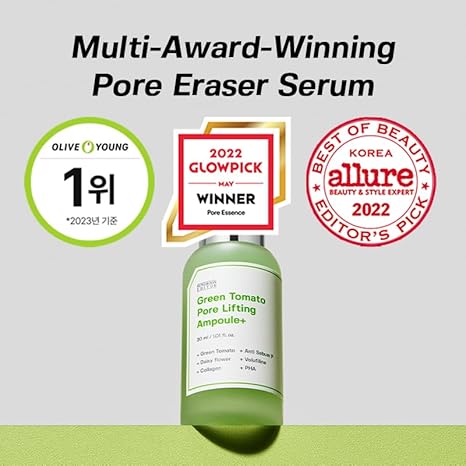 SUNGBOON EDITOR Green Tomato Pore Firming Essence 30ml + 30ml