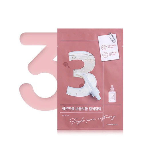 Numbuzin No.3 Tingle-Pore Softening Sheet Mask 4ea