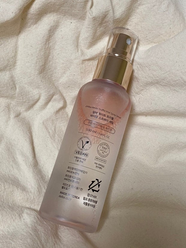 d'Alba 韓國 白松露粉色保濕修護噴霧 100ml