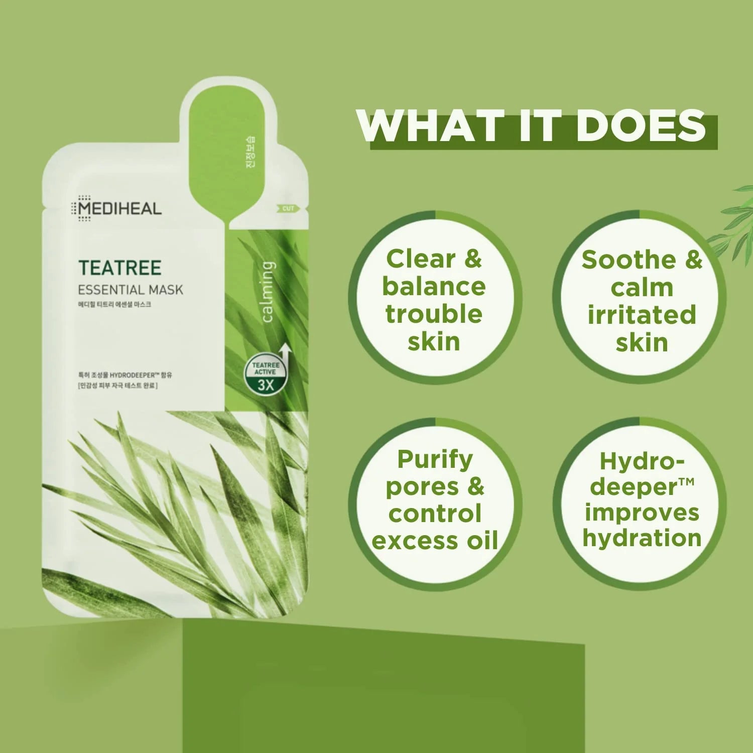 Mediheal Teatree Essential Vegan Mask 10ea