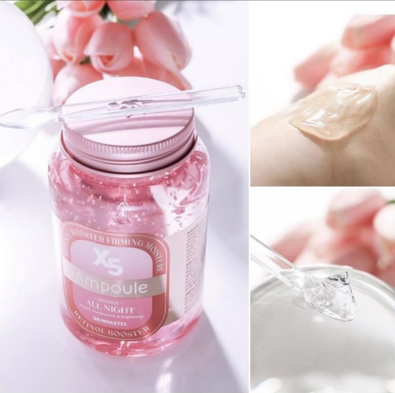 SKINPASTEL X5 All Night Retinol Booster Ampoule (Moisture & Firming) 250ml