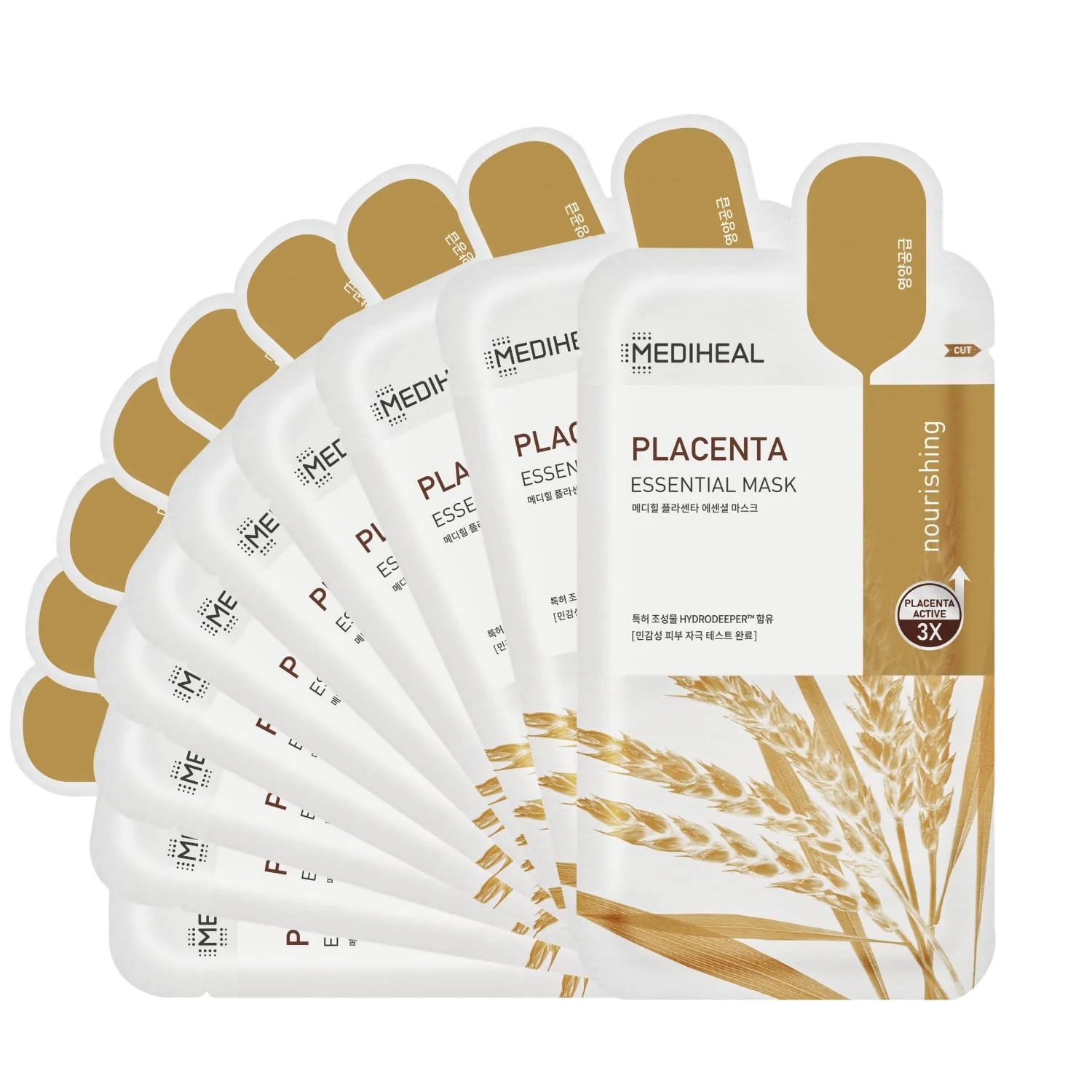 Mediheal Placenta Essential Vegan Mask 10ea