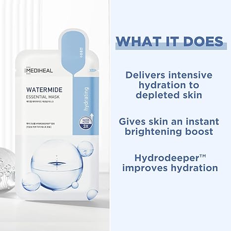 Mediheal Watermide Essential Face Mask 10pcs