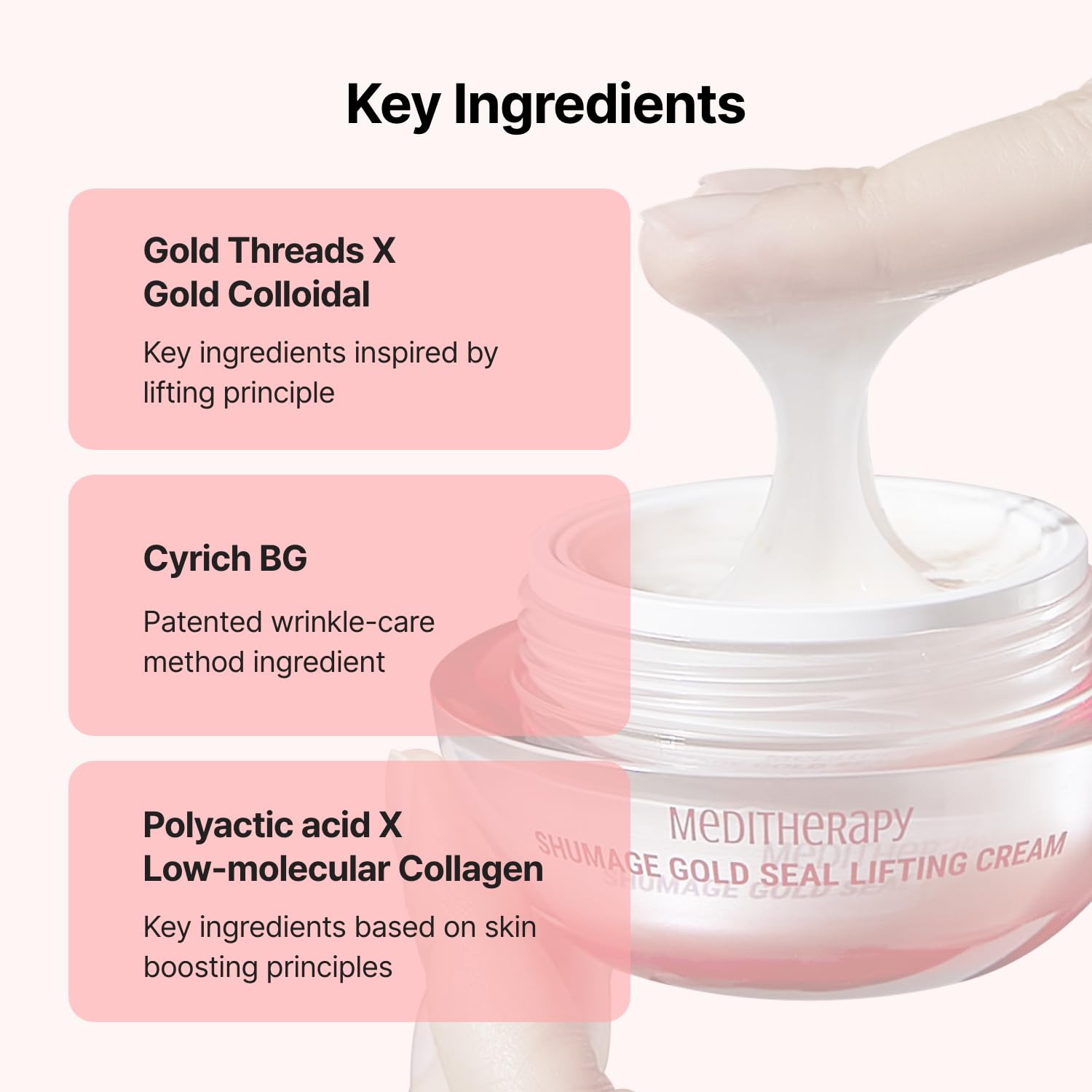MEDITHERAPY Shumage Gold Seal Lifting Cream & EMS Device Set